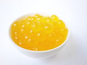 Perles de fruits de la passion pour vos bubble tea - Les Thélices de Sophie
