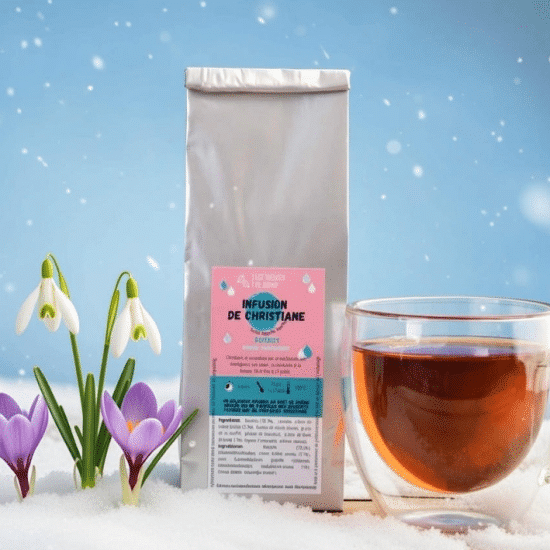 L'Infusion de Christiane est un mélange de rooibos et d'épices au délicieux goût de crème brûlée.. Gourmand et léger, savoureux et suave.