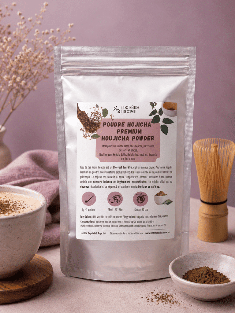 Adoptez le matcha Hojicha en Poudre Premium et réinventez vos pauses gourmandes !