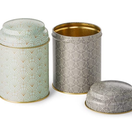 Boîte à thé déco rétro
