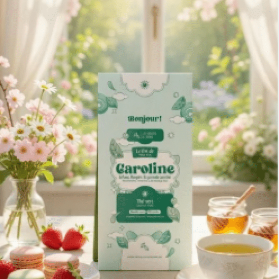 Dites Bonjour au thé de Caroline, un mélange clair et réconfortant mêlant Bancha vert et riz soufflé. Une énergie stable et déterminée dans une tasse
