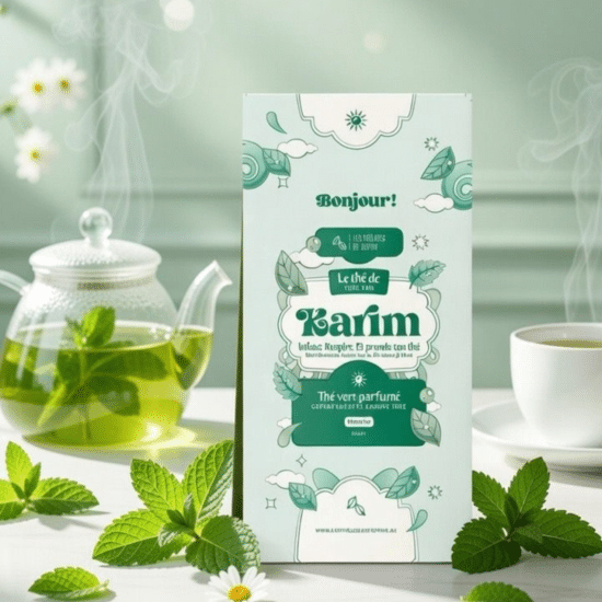 Dites Bonjour au thé de Karim, un mélange frais et réfléchi mêlant Gunpowder et menthe. Une clarté sage et originale dans la tasse.