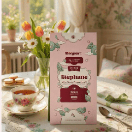 Dites Bonjour au thé de Stéphane, un Lapsang Souchong fumé et profond. Une force calme et indépendante dans chaque gorgée.