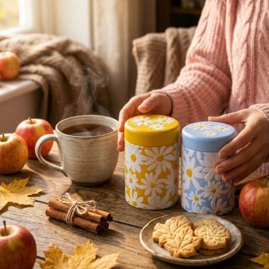 Boîte à thé métal Daisy 125g